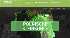 Desktop Screenshot of polnische-steinkohle.de